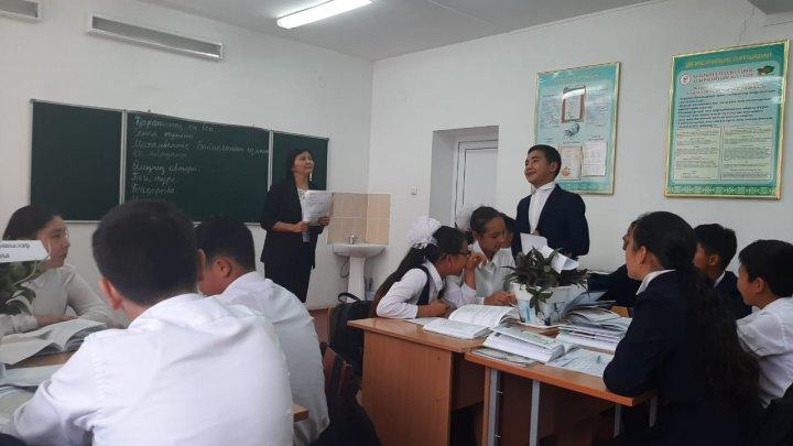 15 -Қарашада  9 сынып қазақ әдебиетінен " Махамбеттің Баймағамбет  сұлтанға айтқаны" тақырыбында ашық сабақ  өтті. Пән муғалімі   Елібекова.Г.