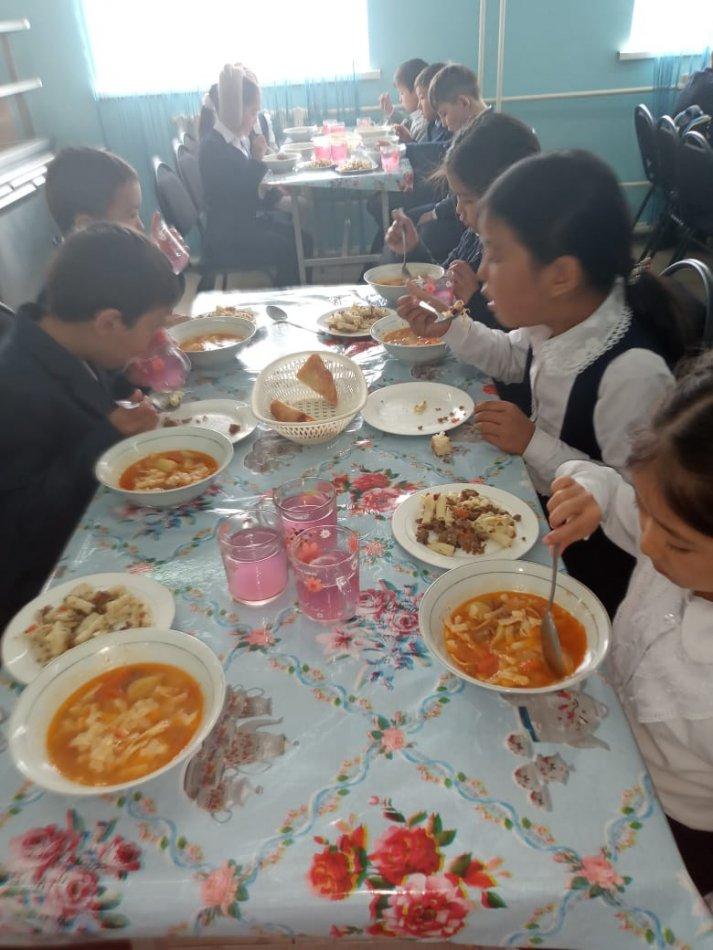 №34 М. Смағұлов атындағы  орта мектебінде ыстық тамақтың оқушыларға берілуі  мақсатында, мектепішілік бақылау жүргізілді.