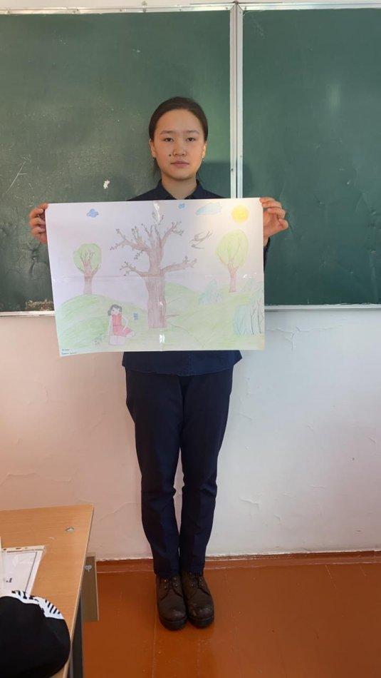 №34 М.Смағұлов атындағы  орта мектебінде " Табиғат әлемі  балалар көзімен" атты  посттар өткізілді.