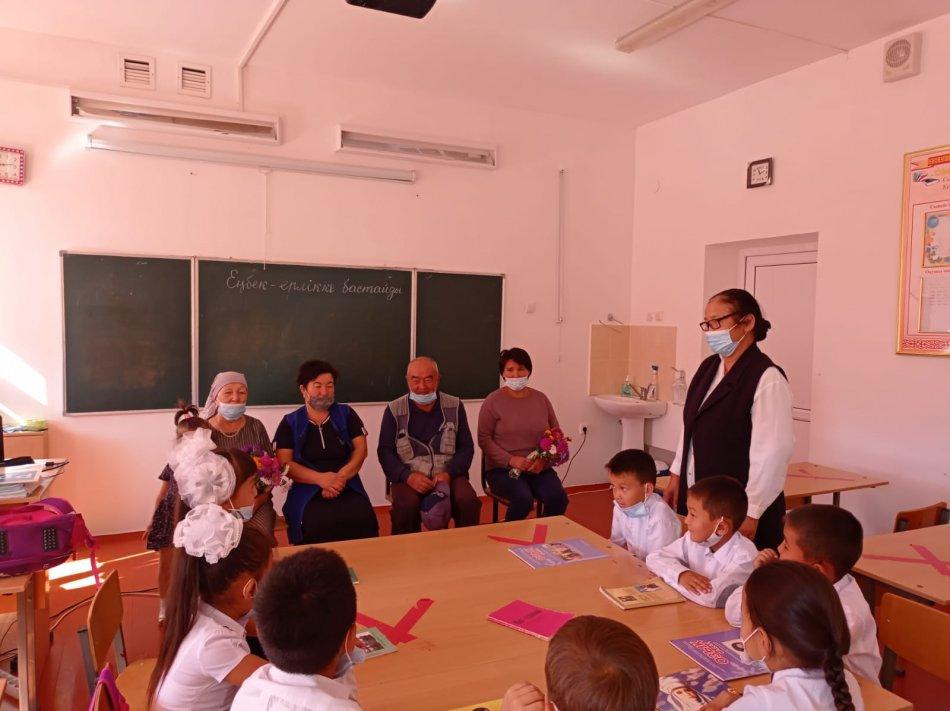 17 қыркүйек күні Еңбек-ерлікке бастайды. Еңбек ардагерлері-ел мақтанышы тақырыбында сынып сағаттары өтті.