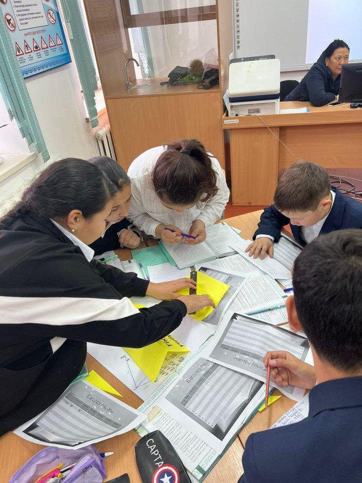 8 -сыныпта геометрия пәнінен ашық сабақ өтті. Пән мұғалімі: Биғазиева С.Ж